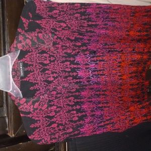 Fashion Bug woman's blouse multi color